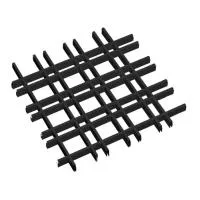 Грильято Нестандартная ячейка Модель 1 ячейка 100х50мм, черный, высота 40 мм, ширина 10 мм