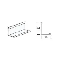 Угол периметральный PL PL24x19 3000х24х19 мм, белый матовый