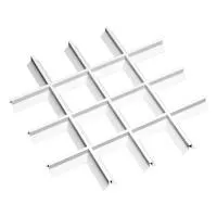 Грильято Пирамидальный ячейка 150х150мм, суперхром, высота 42.5 мм, ширина 10 мм