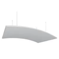 Армстронг OPTIMA Curved Canopy Выгнутая или Вогнутая 1870x1181x30мм, белый
