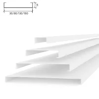 Реечный потолок Албес A80SV белый матовый