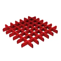 Грильято ячейка 86x86, высота 50 мм, ширина 10 мм, окраска по RAL