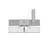 Подвесной потолок Армстронг V-Clip F Plain Bioguard белый 600x600х40мм (фаска 3 мм)