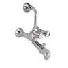 Смеситель для ванны и душа 3-в-1 с ручным и верхнем душем Essco Tropical TQT-CHR-519 Хром