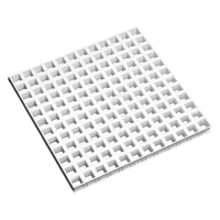 Грильято GL-15 ячейка 50x50, высота 37 мм, ширина 15 мм, белый оцинк