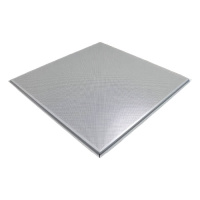 Кассетный потолок Албес AP600A6/45°/Т-24 Tegular 24 белый матовый перфорация F d=1,5 Эконом